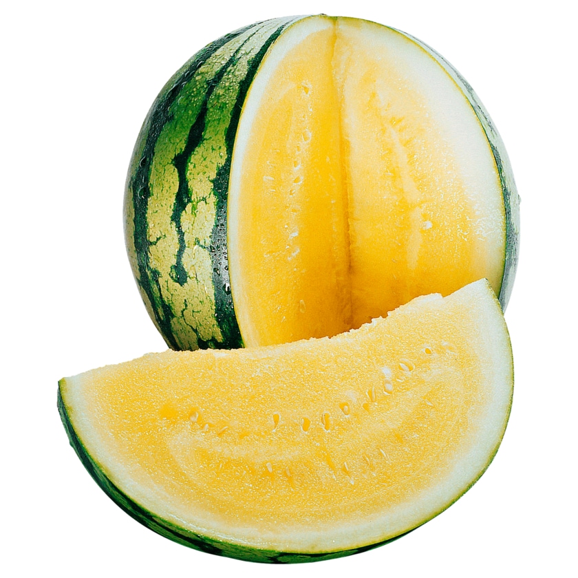 Wassermelone gelb 1 Stück